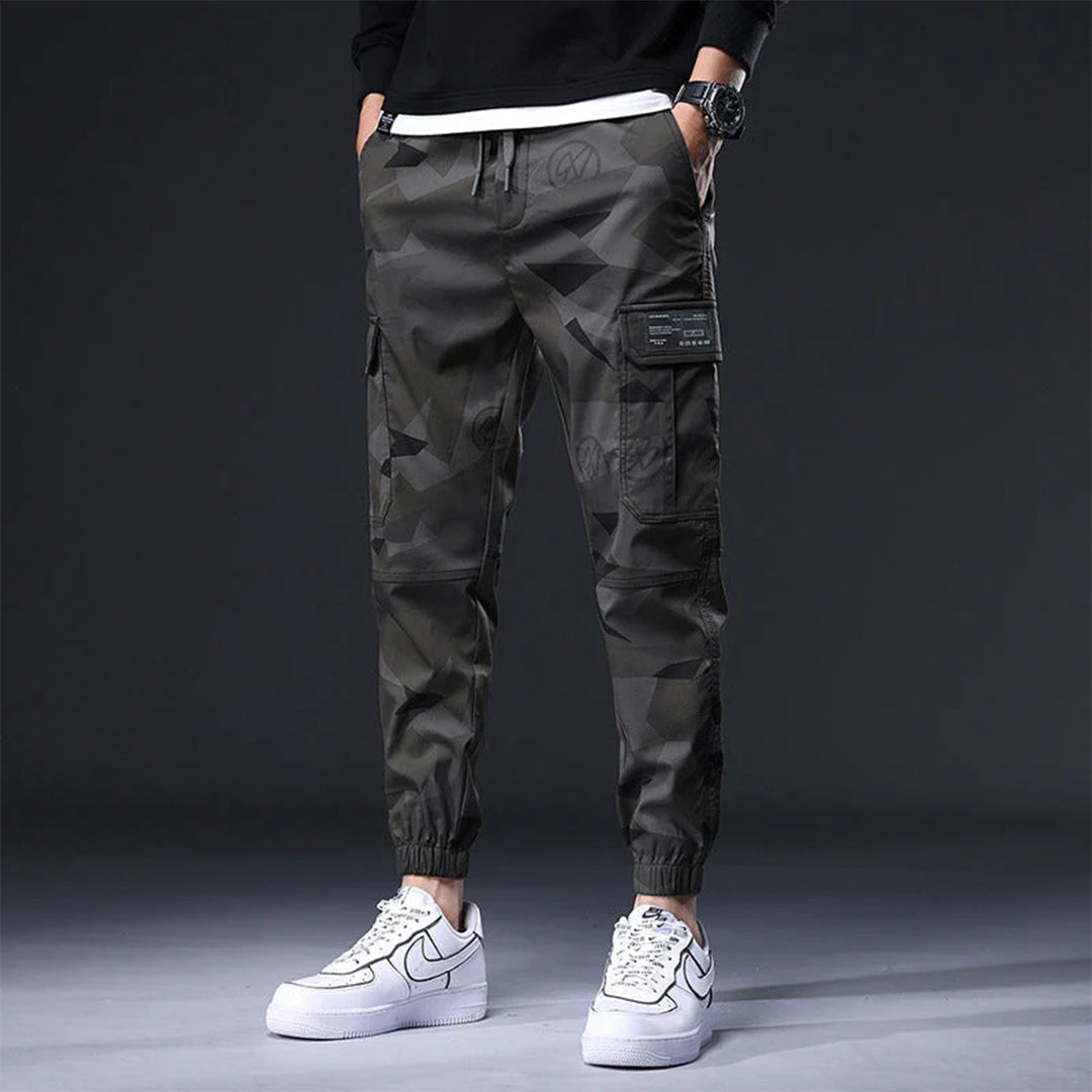 Pantalon Cargo Camouflage Streetwear pour Homme
