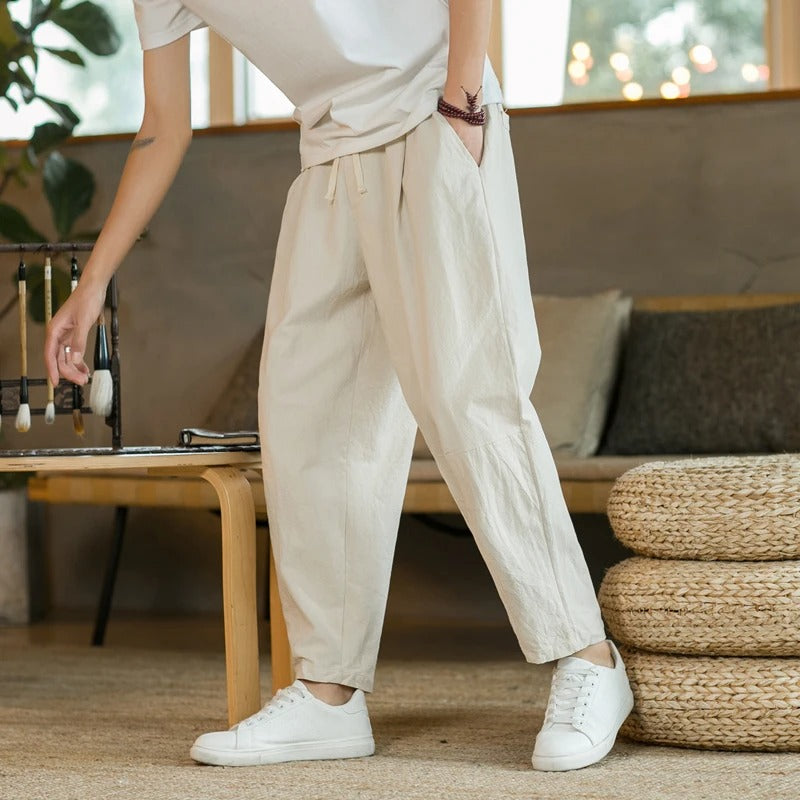 Pantalon à Cordon de Serrage pour Hommes