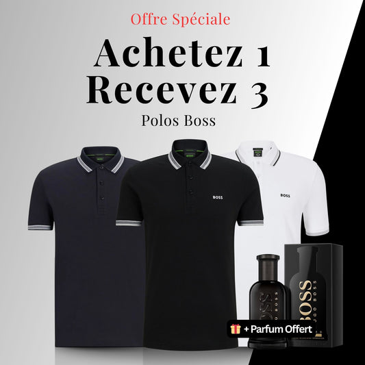 Polo Boss - (Achetez 1, Recevez 3)