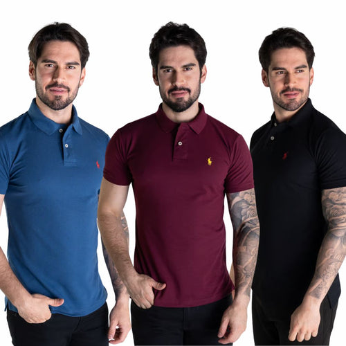 Lot de 3 Polos RL – 3 pour le prix d’1