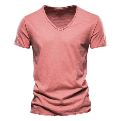 Jules™ | Tee-shirt Uni Col V en Coton (1 acheté 1 offert)