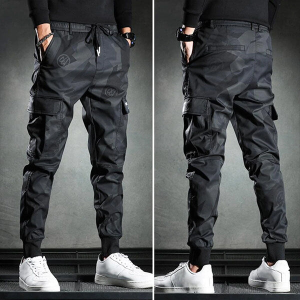 Pantalon Cargo avec Poches Latérales pour Homme